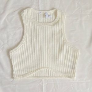 princess polly sleeveless white tank